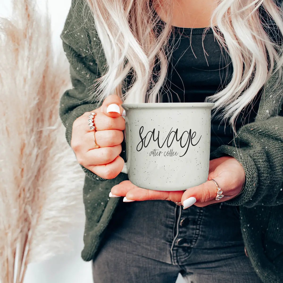 Savage After Coffee Ceramic Mug Double Sided