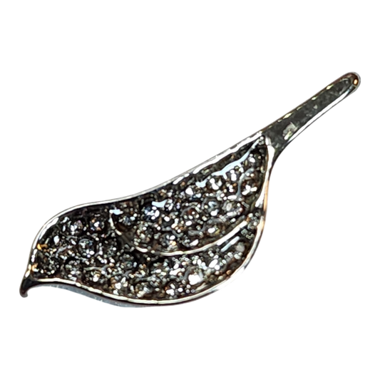 Comfort Bird Pin speckled black enamel lapel pin by The Country Christmas Loft on Tampa Home & Garden Store