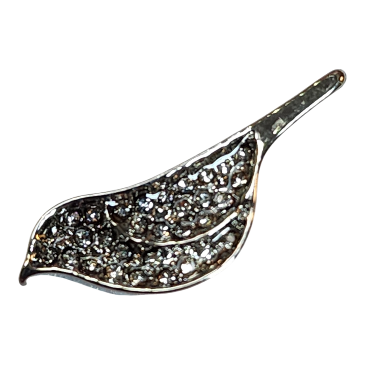 Comfort Bird Pin speckled black enamel lapel pin by The Country Christmas Loft on Tampa Home & Garden Store