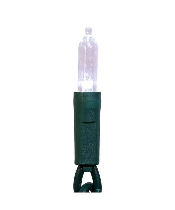 50-Light Cool White Nostalgic LED Green Wire Light Set - Tampa Home & Garden Store