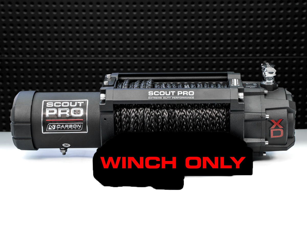 Carbon Scout Pro winch 15000lb V3 with braided rope, Carbon Offroad USA on Tampa Home & Garden Store