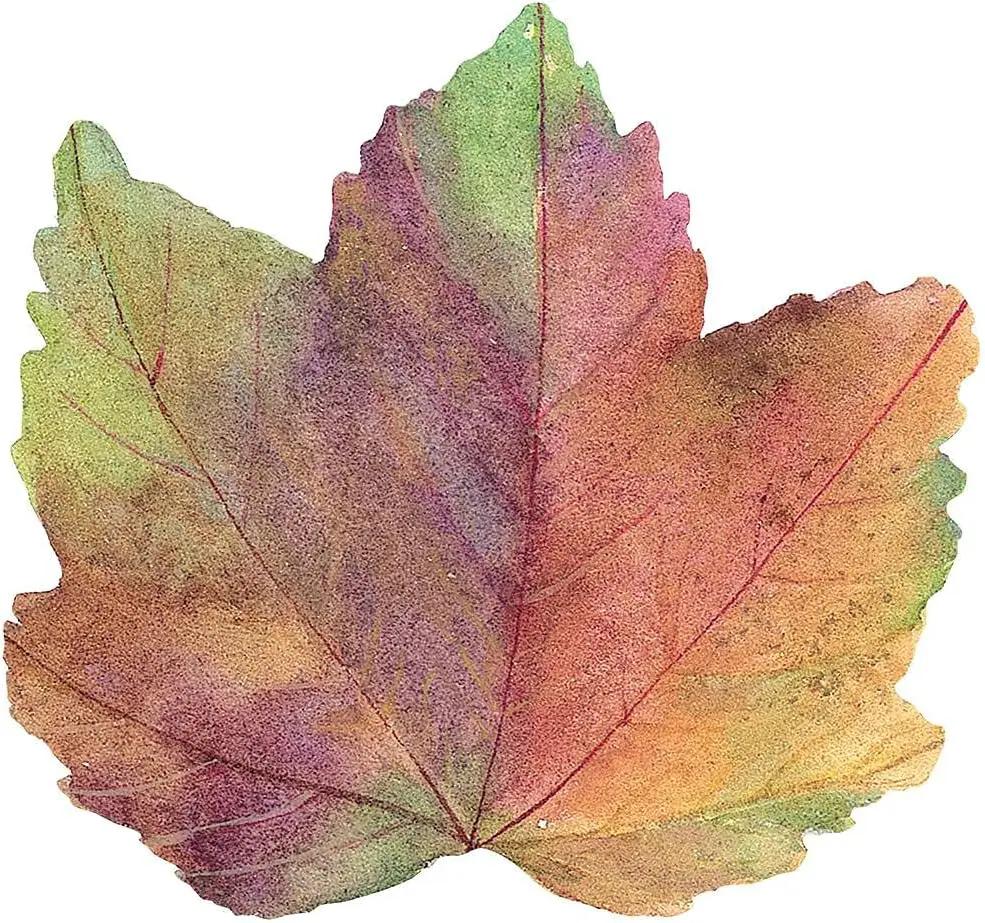Autumn Leaf Placemat die-cut hardboard with multicolor leaf design The Country Christmas Loft on Tampa Home & Garden Store