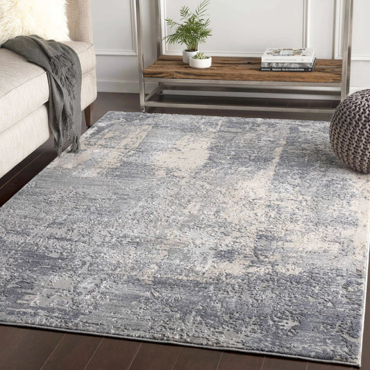 Charcoal Shartlesville Textured Luxe Rug Boutique Rugs charcoal gray textured pile on Tampa Home & Garden Store