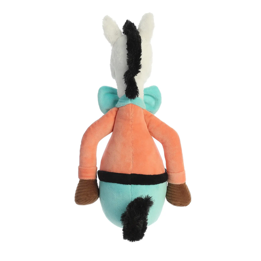Dr Seuss 16 Inch Horse Museum Plush orange body teal scarf white head black mane plush toy on Tampa Home & Garden Store