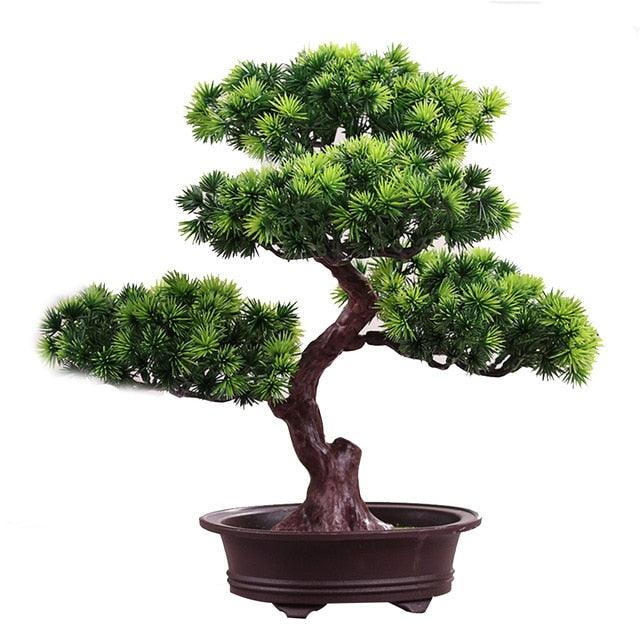 Lifelike Bonsai Pine Tree Decor and Gift