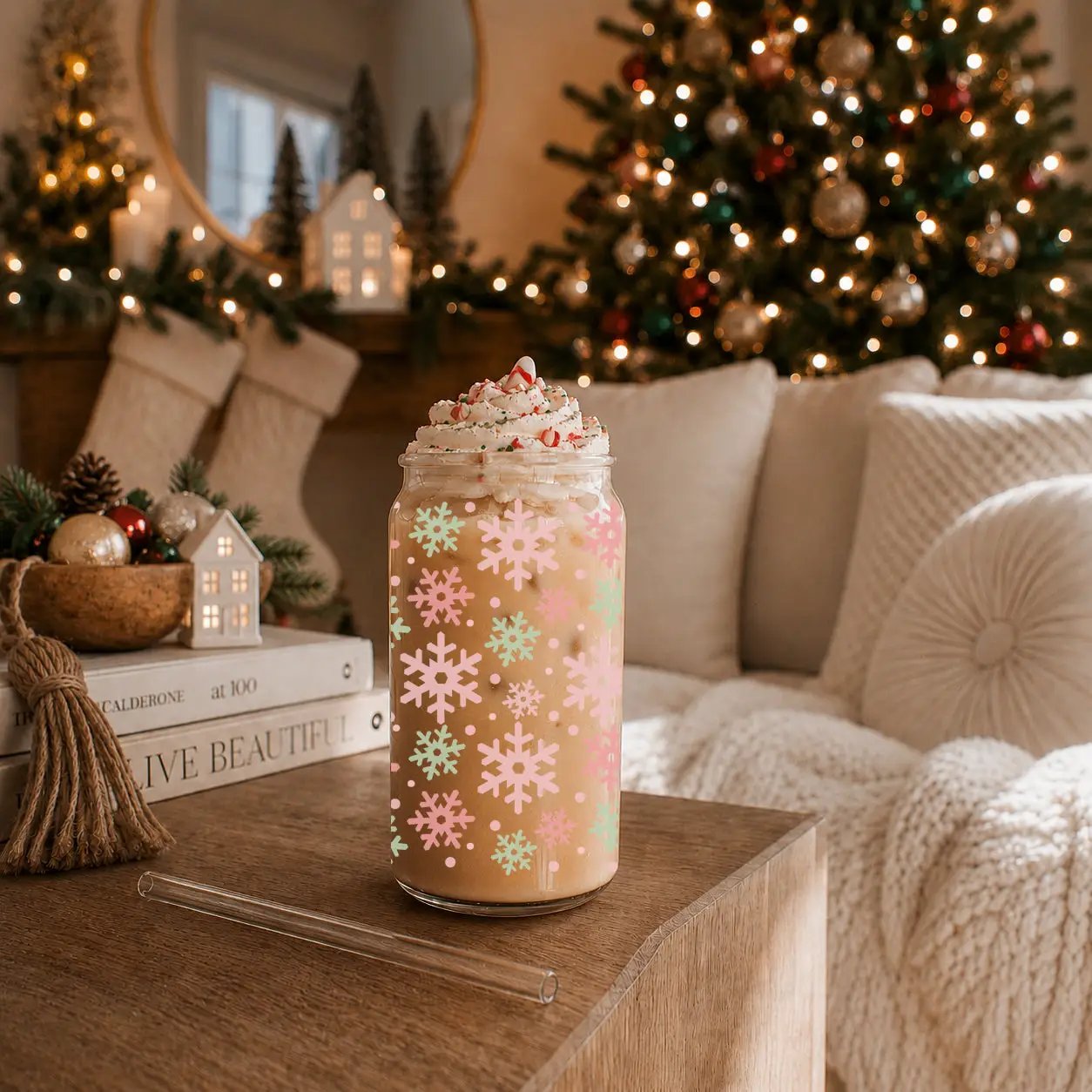 Copos de Nieve Pastel 17oz