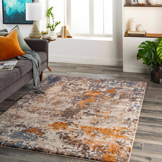 Santoy Thick Luxe Rug in Polypropylene Pile by Boutique Rugs with a multicolor abstract pattern on Tampa Home & Garden Store