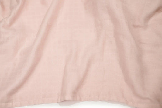 Organic Cotton Baby Girl Swaddle Blanket Organic Cotton Mart soft pink cotton fabric with gentle folds on Tampa Home & Garden Store