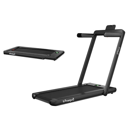 2.25HP 2-in-1 Folding Treadmill black DirectDeals with app remote on Tampa Home & Garden Store