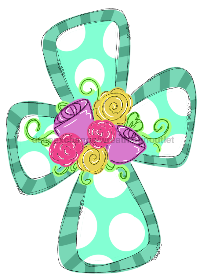 Spring Cross Sign, wood sign, Door Hanger, DECOE-W-493, 22" Door Hanger