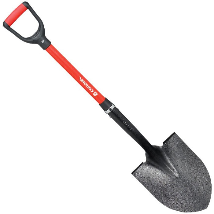 Corona DIY Shovel 30-inch open-back, fiberglass handle with red shaft on Tampa Home & Garden Store