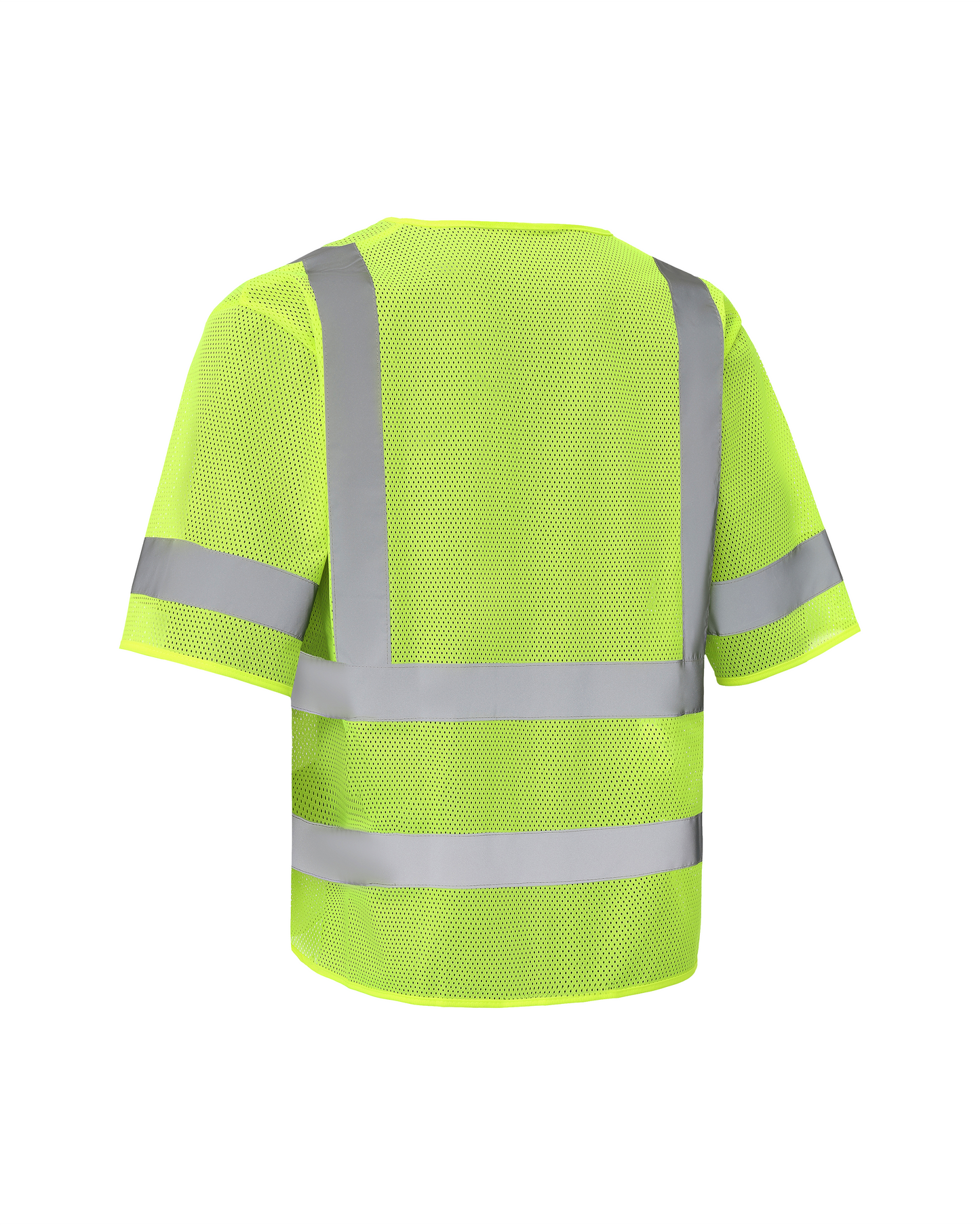 Kiwi high-visibility ISEA 107 Type R Class 3 vest neon yellow mesh with reflective bands on Tampa Home & Garden Store