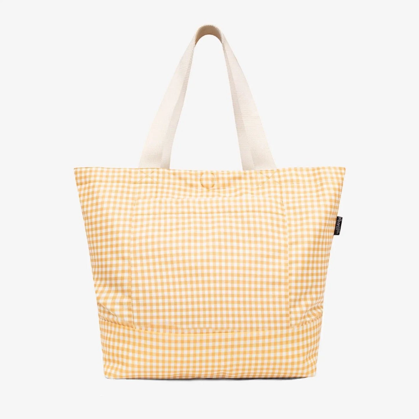Strata Reversible Bag Vichy Mustard - Tampa Home & Garden Store