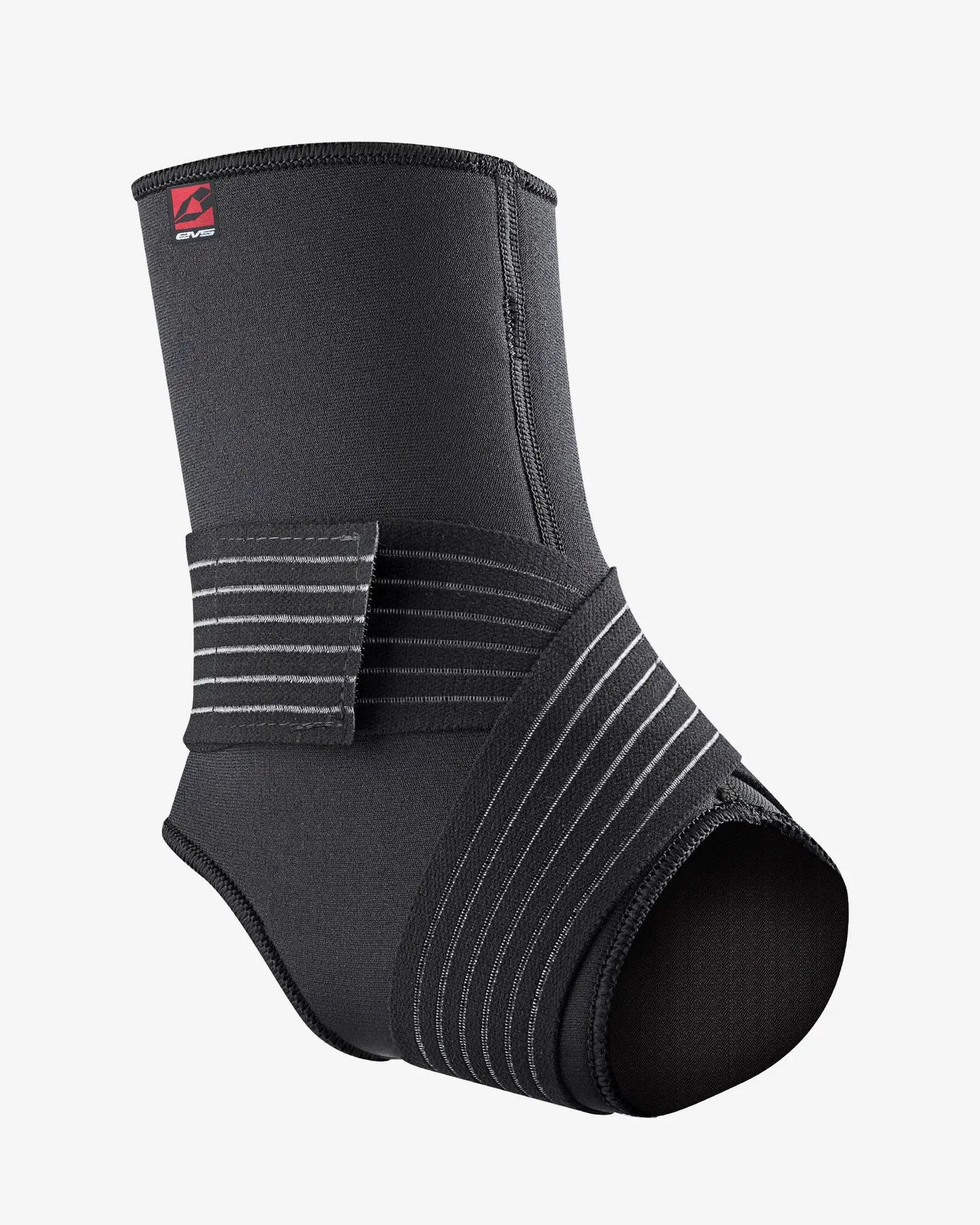 AS14 Ankle Stabilizer Slip-On Strap black neoprene with striped strap EVS Sports ankle support on Tampa Home & Garden Store