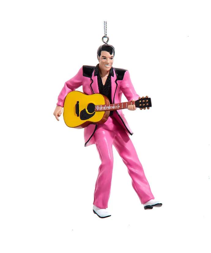Elvis Presley Pink Suit Guitar Ornament licensed Christmas ornament by Country Christmas Loft on Tampa Home & Garden Store