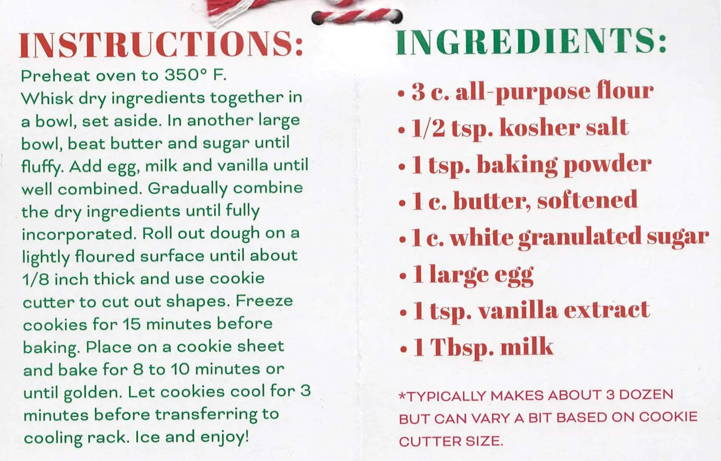 Metal Snowman cookie cutter with recipe card by The Country Christmas Loft on Tampa Home & Garden Store