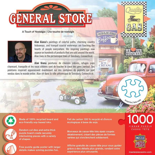 General Store Nostalgia 1000 Piece Puzzle by The Country Christmas Loft, jigsaw puzzle on Tampa Home & Garden Store
