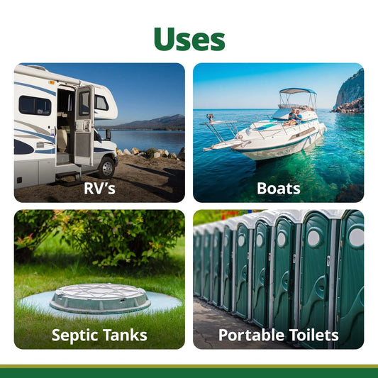 EM-1 Septic Treatment for Odor Control by TeraGanix; for septic tanks and portable toilets on Tampa Home & Garden Store
