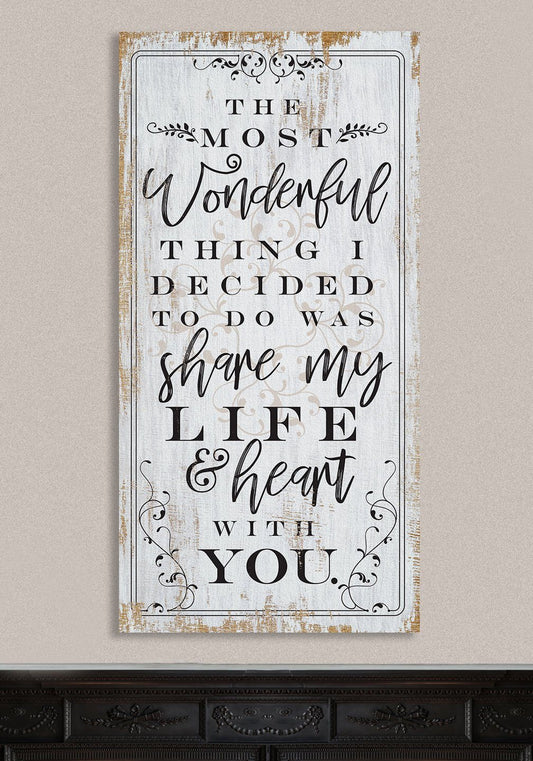 The Most Wonderful Thing - Canvas - Tampa Home & Garden Store