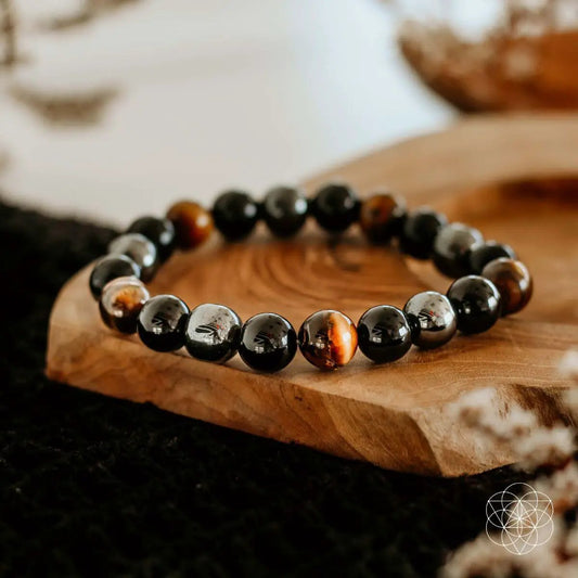 Peace and Protection Bracelet Collection bundle black grey beads Conscious Items on Tampa Home & Garden Store
