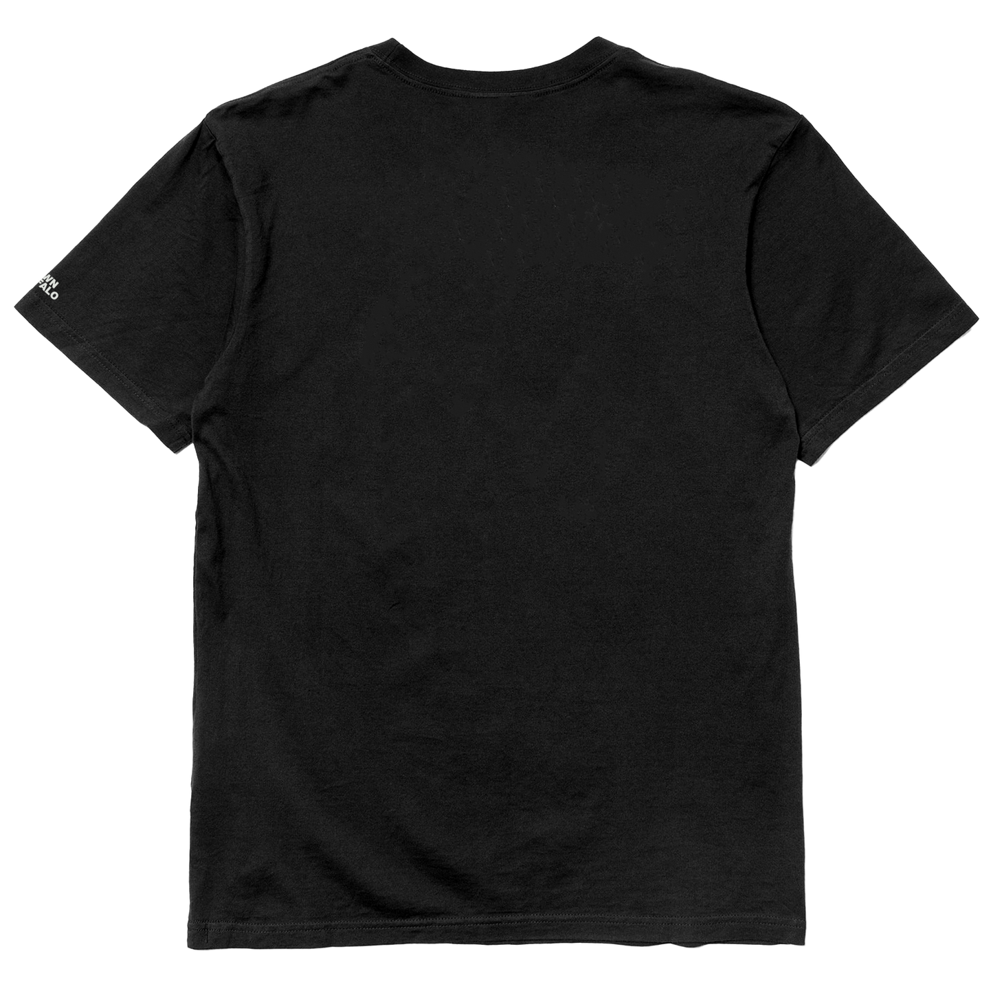 Conceal T-Shirt, black, by The Brown Buffalo, left-sleeve white brand text on Tampa Home & Garden Store