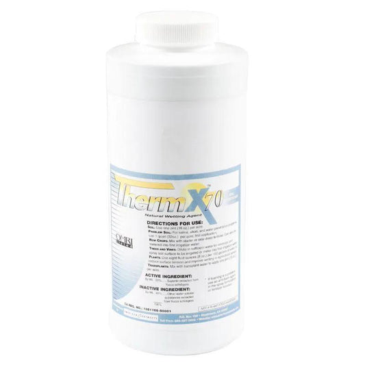 Therm X70 Yucca Extract bottle white plastic with blue label from Grow Organic (Pint) on Tampa Home & Garden Store