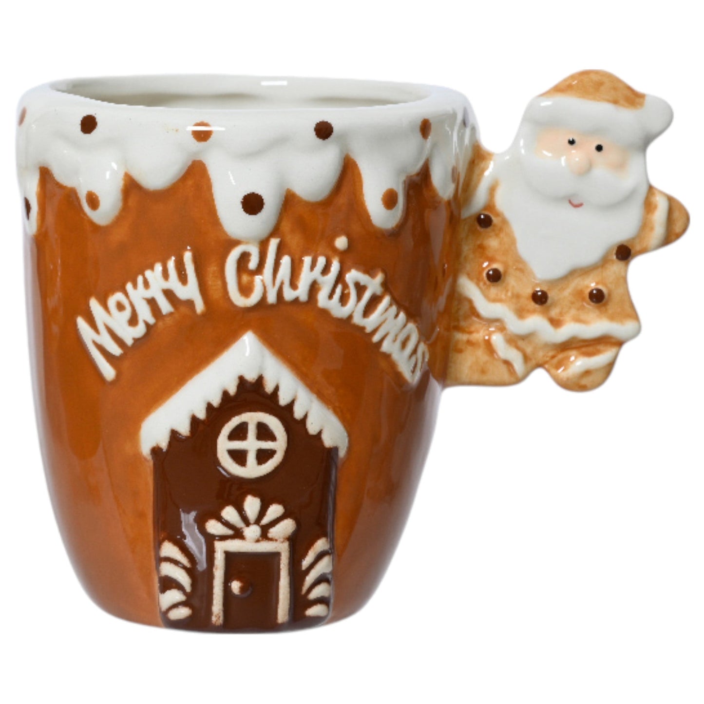 Taza de jengibre festiva -