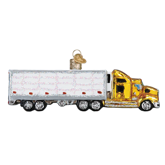 Old World Christmas Semi Truck - Tampa Home & Garden Store