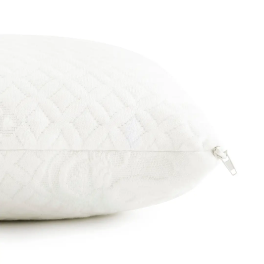 Adjustable Bamboo Cooling Pillow for Toddlers white cover with zipper by Bamboo is Better on Tampa Home & Garden Store