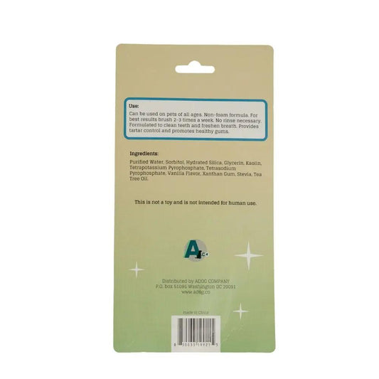 Triple-headed dog toothbrush and toothpaste 2-piece kit in packaging by American Pet Supplies on Tampa Home & Garden Store