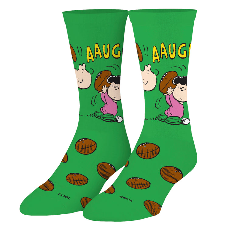 Calcetines deportivos de fútbol de Charlie Brown