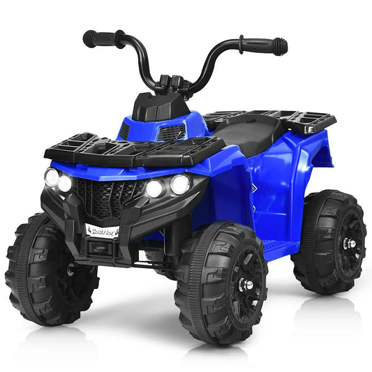 6V Battery Powered Kids Electric Ride on ATV-Blue - Tampa Home & Garden Store