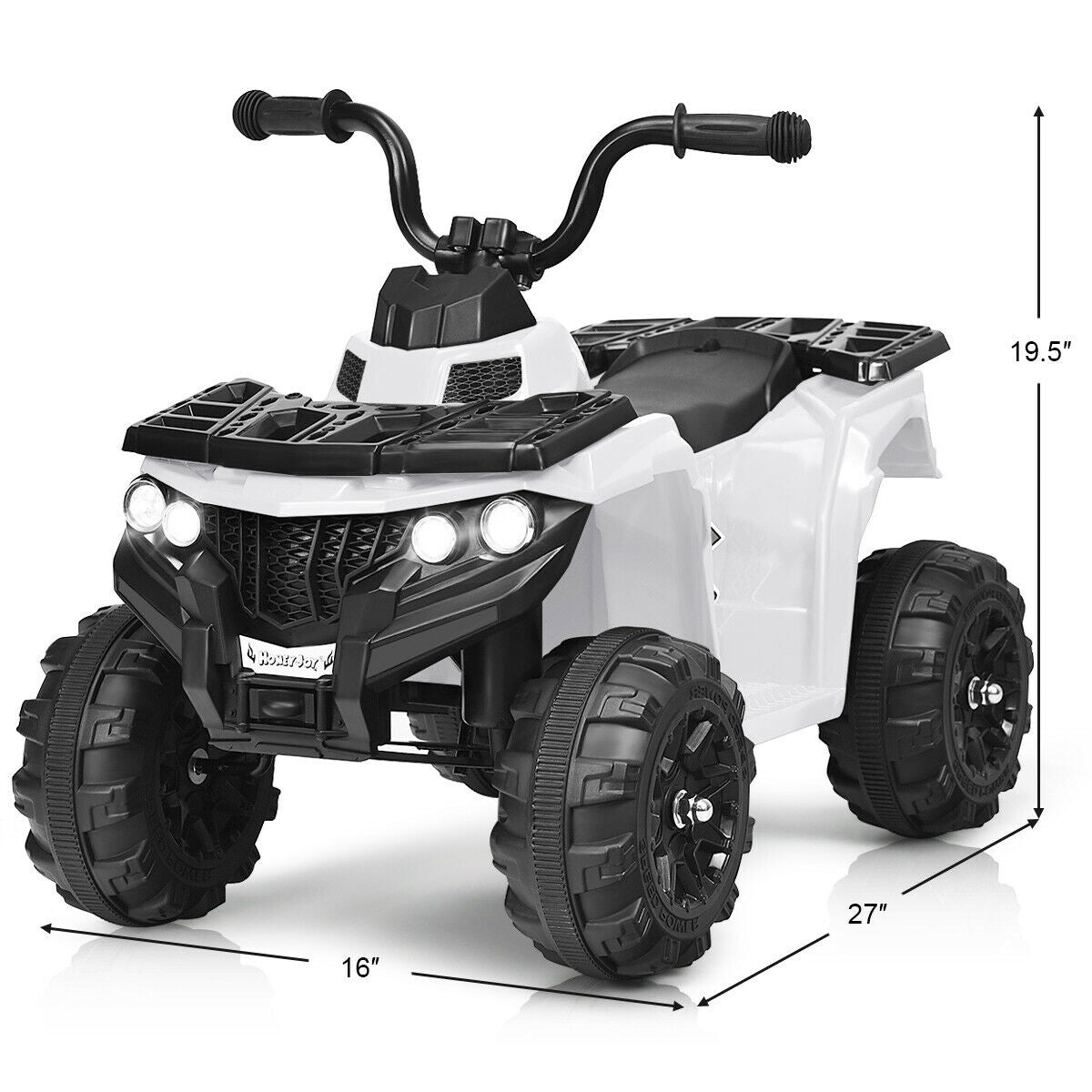 6V Battery Powered Kids Electric Ride on ATV-Blue
