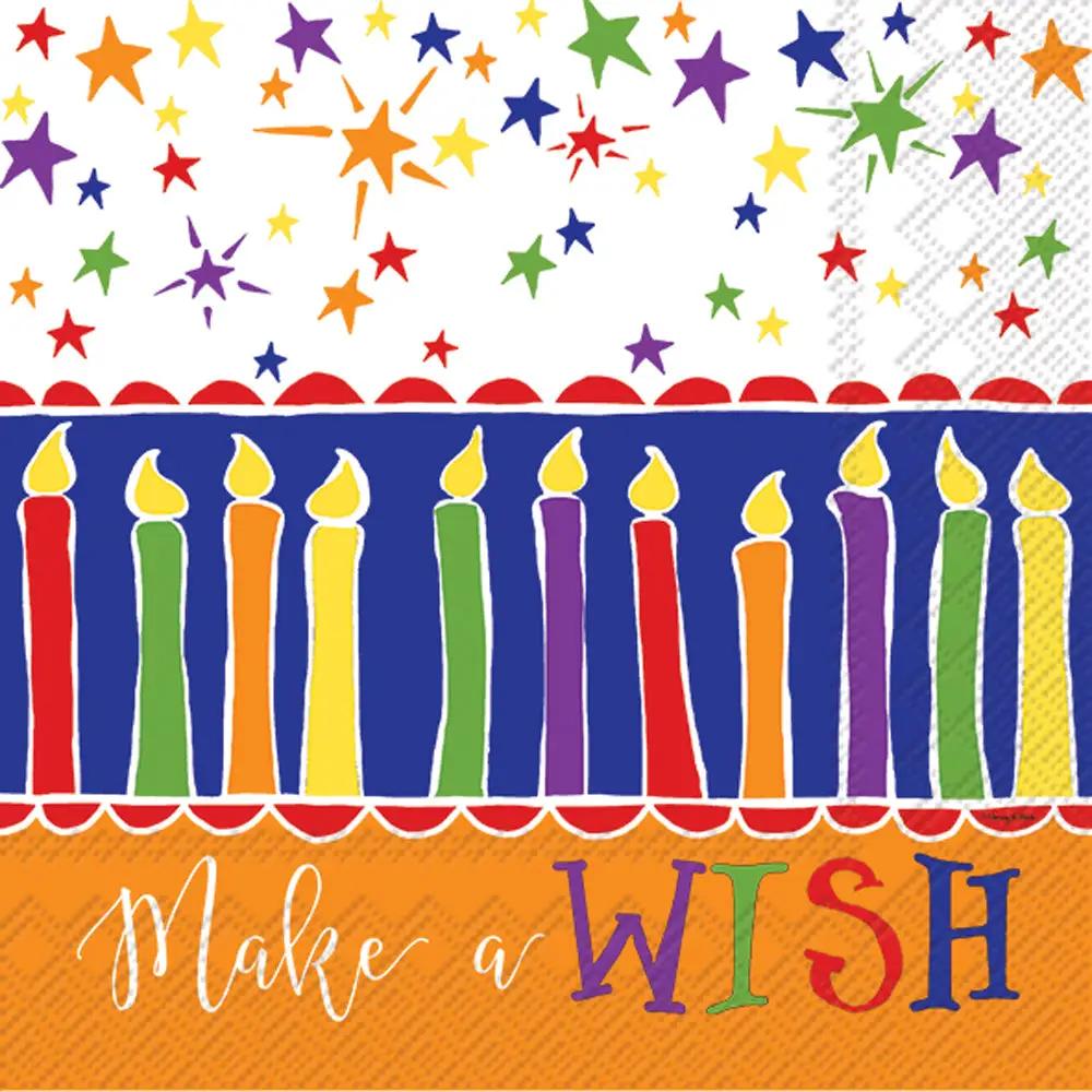 Make A Wish Cocktail Napkin - Tampa Home & Garden Store