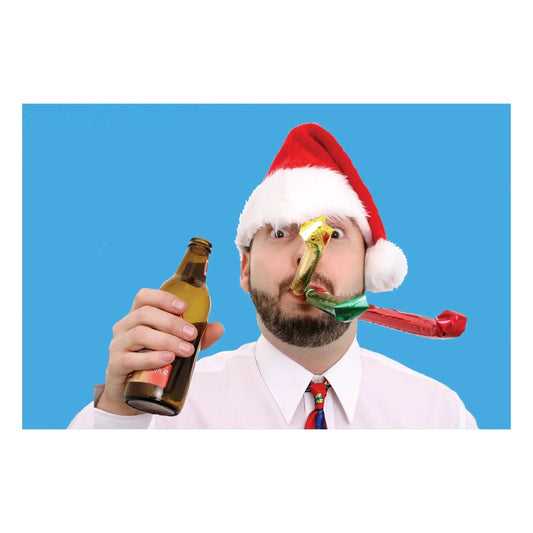 Red and White Santa Bottle Cap Hat with Opener, novelty Christmas accessory on Tampa Home & Garden Store