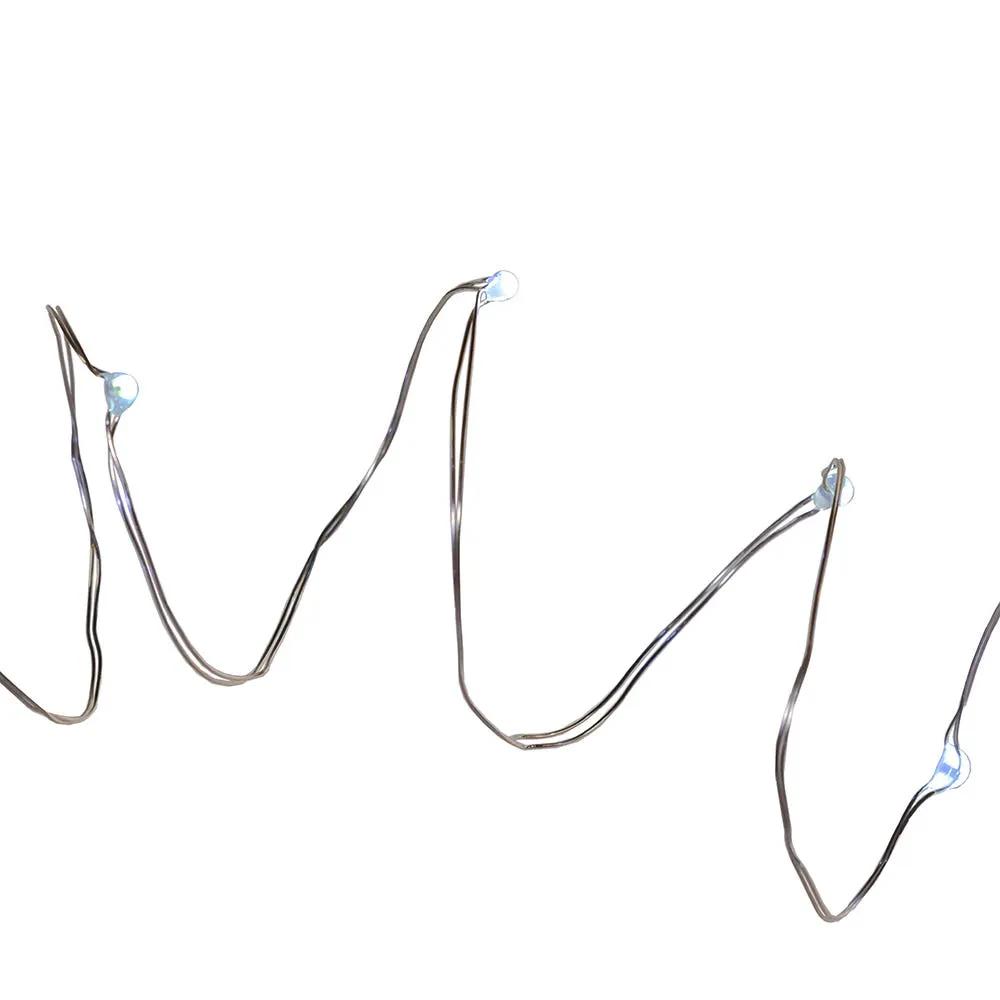 Battery-Operated Fairy Lights, 25 cool white LEDs on a flexible wire on Tampa Home & Garden Store