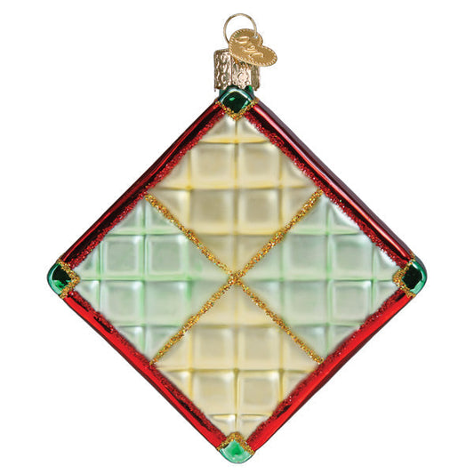 Old World Christmas Christmas Quilt Ornament - Tampa Home & Garden Store