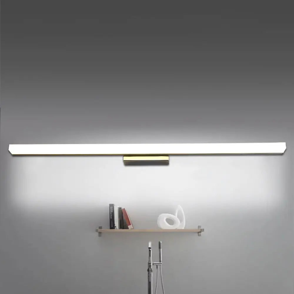 Lámpara de tocador LED de acrílico nórdico ultrafina - 40/50 cm de diámetro - Plateada, luz cálida/blanca