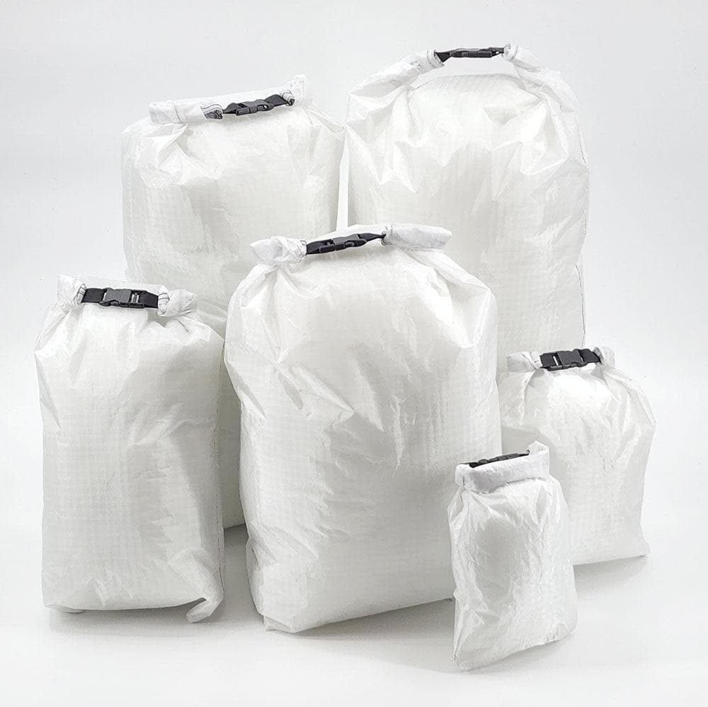 Ultralight roll-top dry bag set nylon six-pack for backpacking Hilltop Packs LLC camping on Tampa Home & Garden Store