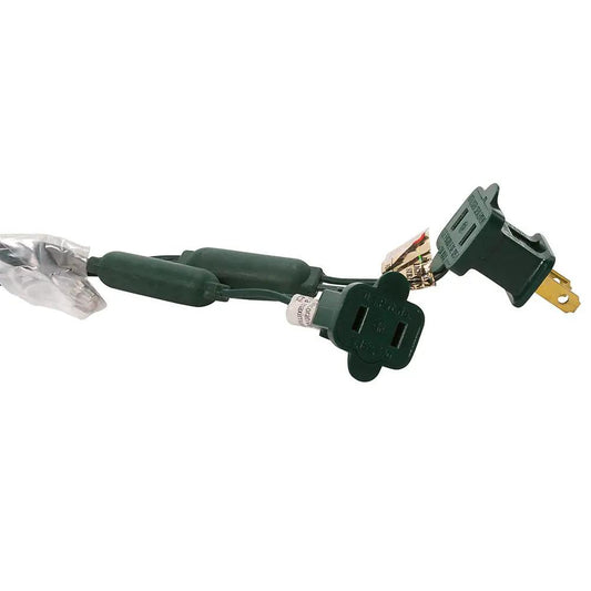 50-Light Cool White Nostalgic LED Green Wire Light Set - Tampa Home & Garden Store