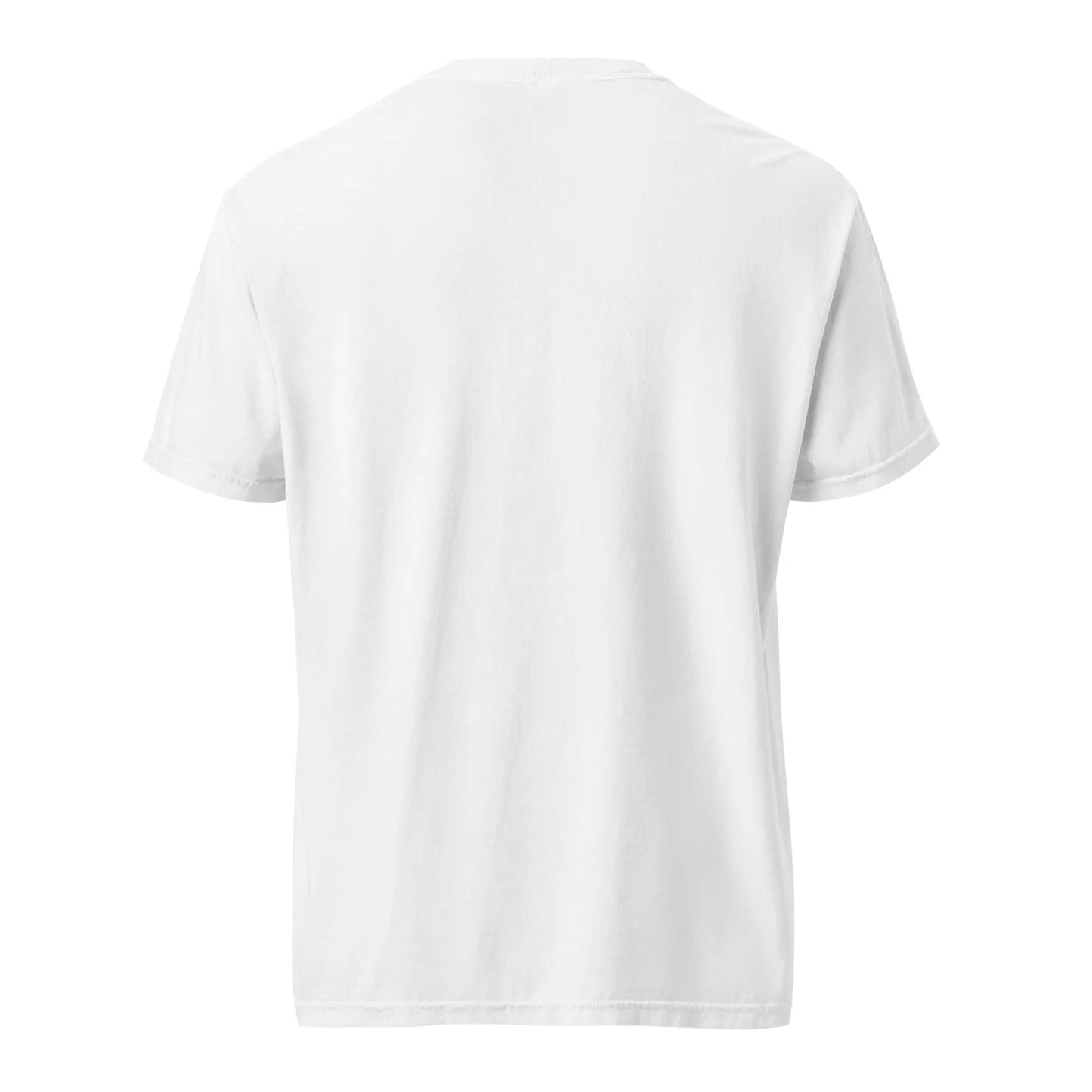 I'm Not Dramatic, I'm Specific Heavyweight Tee T-shirt, white, back view on Tampa Home & Garden Store