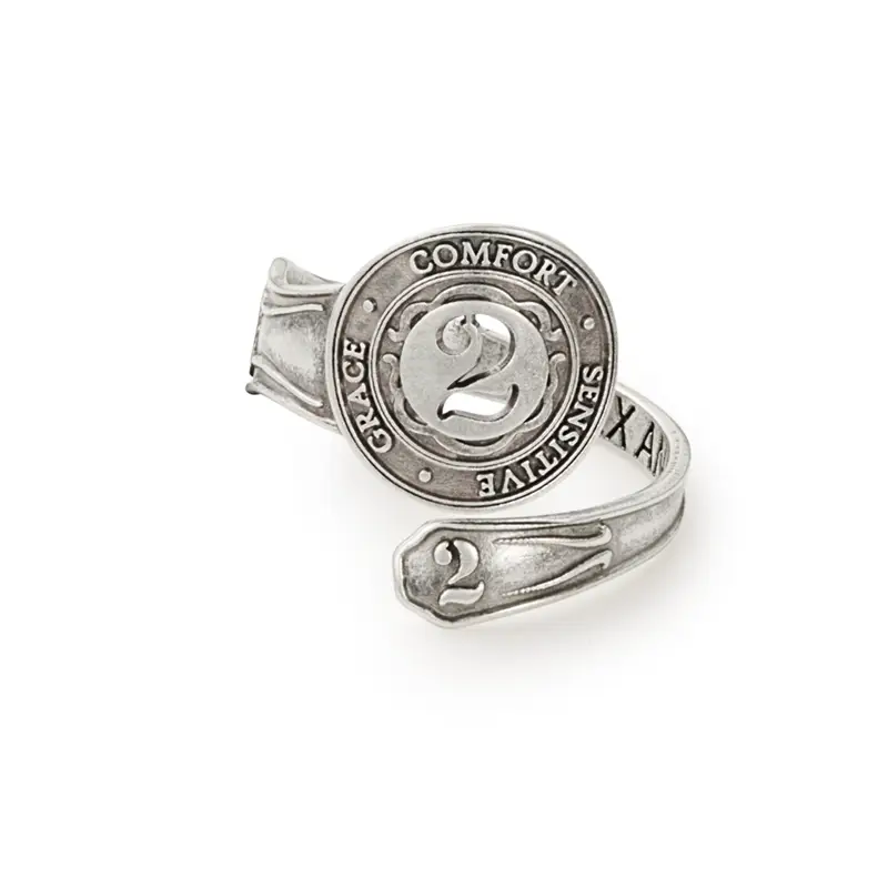 Number 2 Spoon Ring Grace and Comfort Sensitive