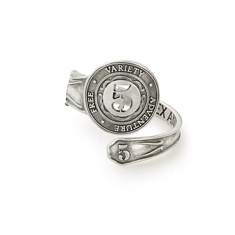 Number 5 Spoon Ring For Adventurous Souls