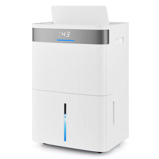 96 Pints Dehumidifier with 24H Timer and 3-Color Indicator-White - Tampa Home & Garden Store