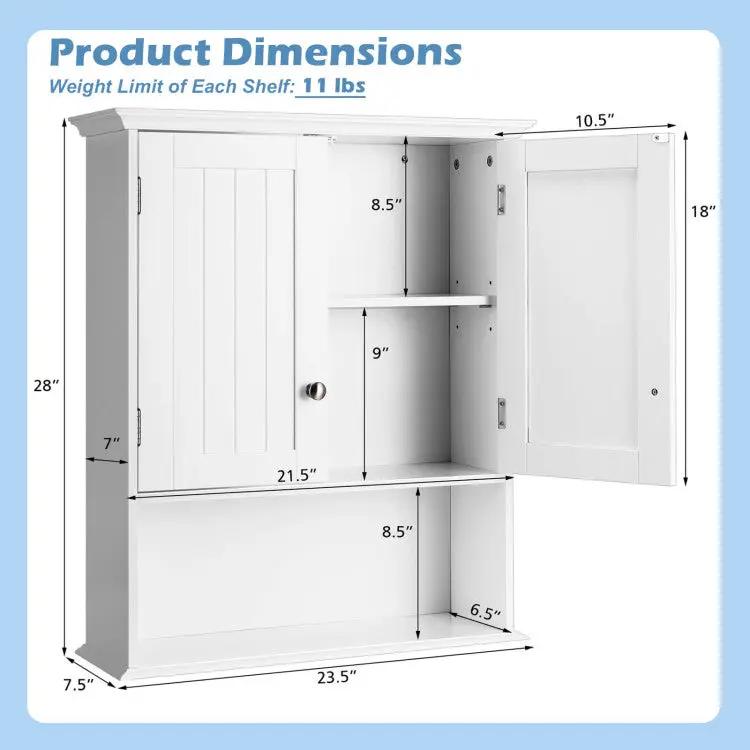 DirectDeals Dining Room Storage Set with Wall Mount Organizer, cabinet doors and shelves on Tampa Home & Garden Store