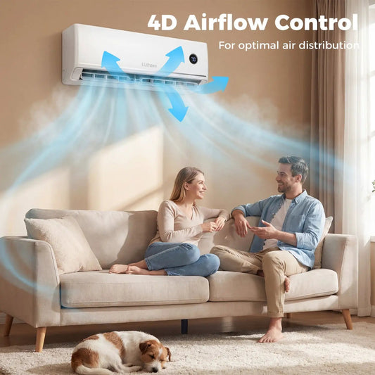 12000 BTU Mini Split AC and Heater with Alexa