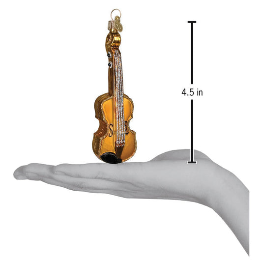 Violin Glass Ornament - Tampa Home & Garden Store