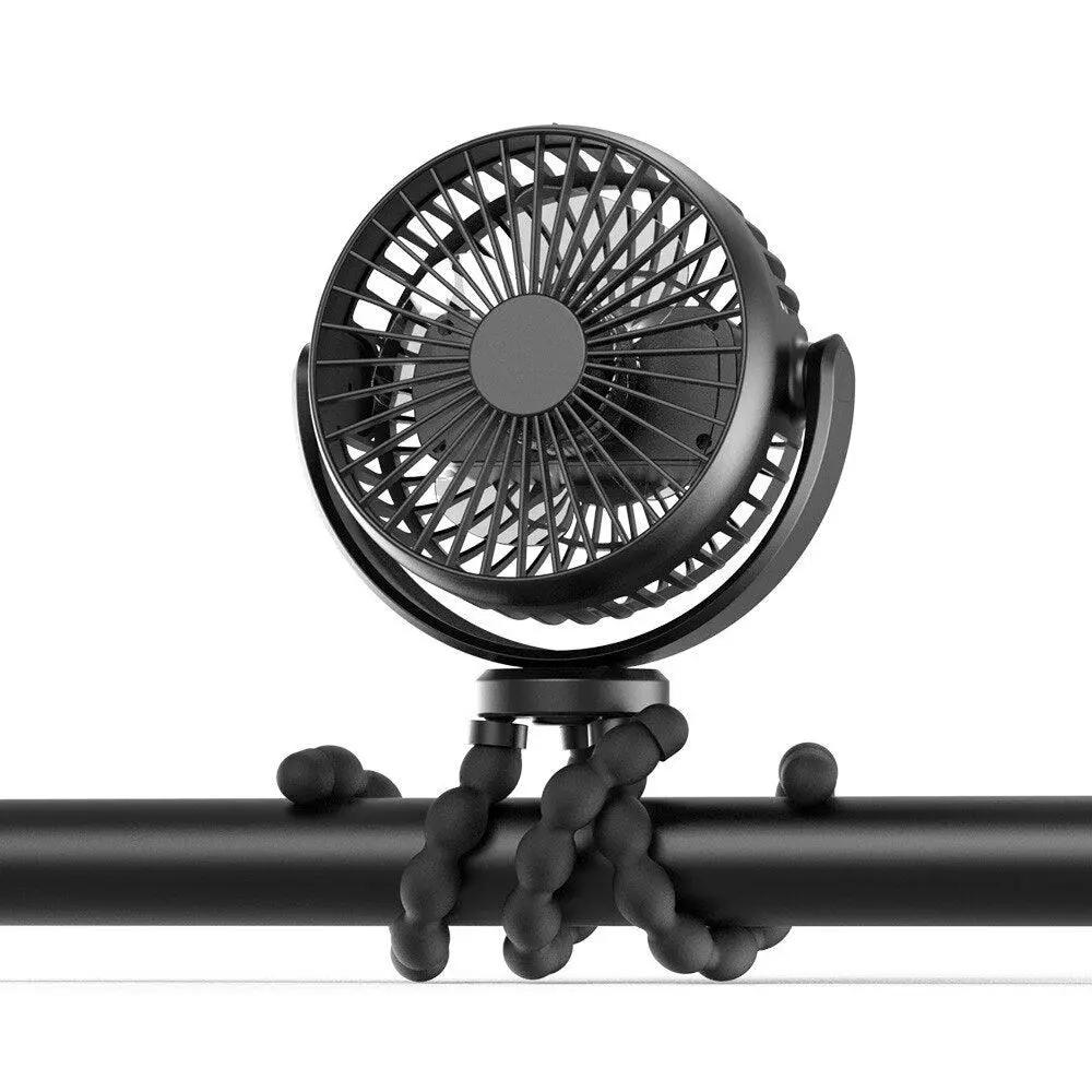 USB Desktop Folding Fan for Stroller and Desk