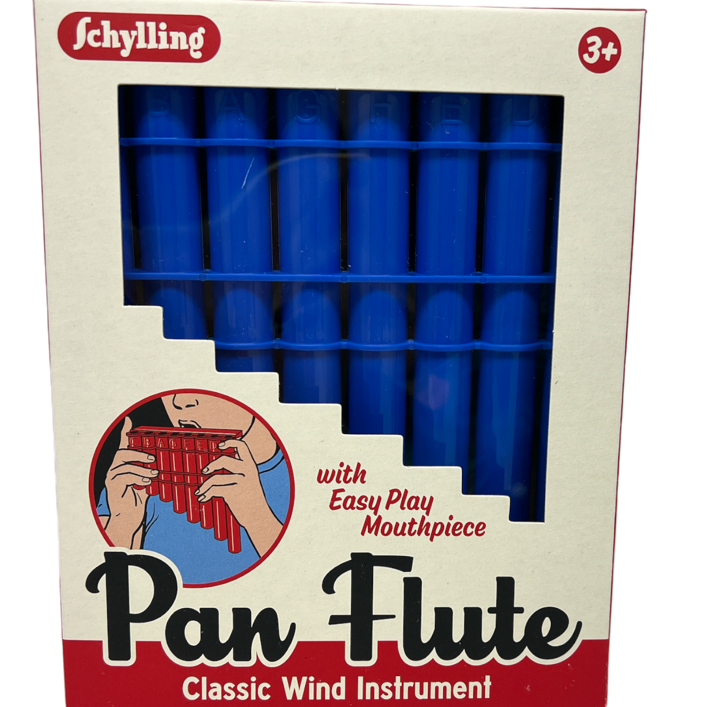 Flûte de Pan - Instrument à vent classique - Bleue