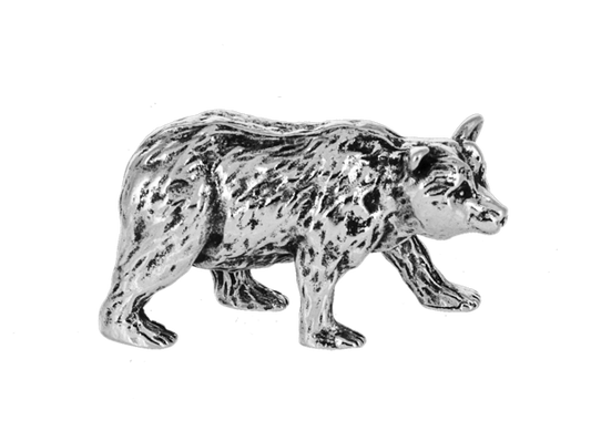 Wise Little Bear Charm silver-tone bear pendant from The Country Christmas Loft on Tampa Home & Garden Store